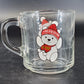 Lazzie Bear Clear Glass Mug Anchor Hocking Lazarus Dept Store Advertising 1989