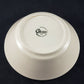 4 Welcome Home Cereal Bowls 6¾" Gibson Stoneware White Green Border & Basket