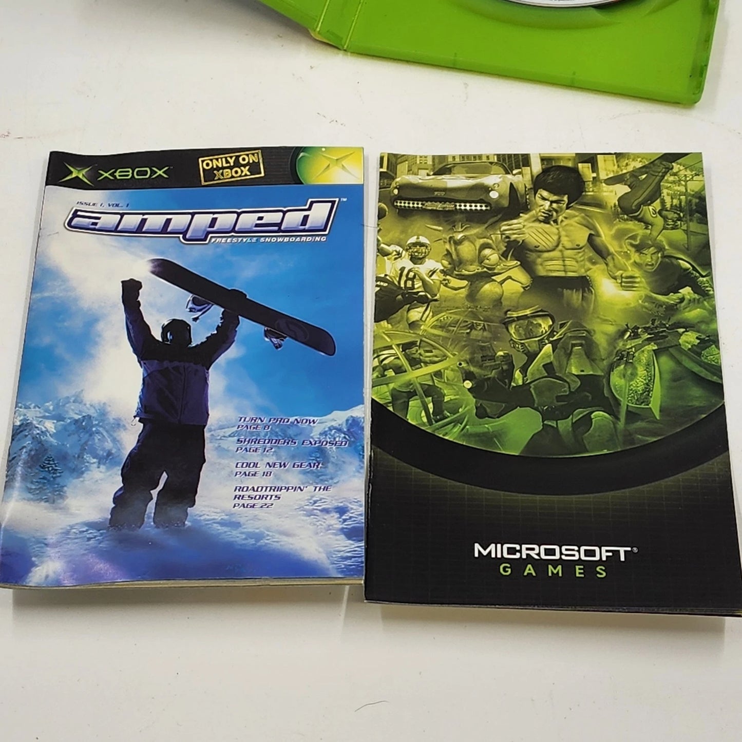 Amped Freestyle Snowboarding Microsoft Xbox 2001 Extreme Sports Video Game