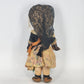 Spanish Catalonia Souvenir Doll Traditional Mantilla Lace Senyera Sash 13" Vtg