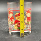Vintage Tienshan Theodore Country Bear Christmas Glasses – Set of 4 Double Old Fashioned Tumblers – Holiday Barware – 4.25” Tall