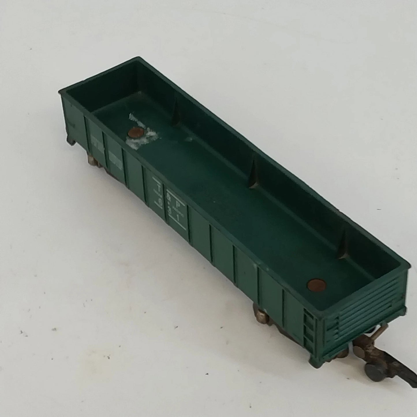 Vintage American Flyer S Gauge Texas Pacific Gondola 631 Green