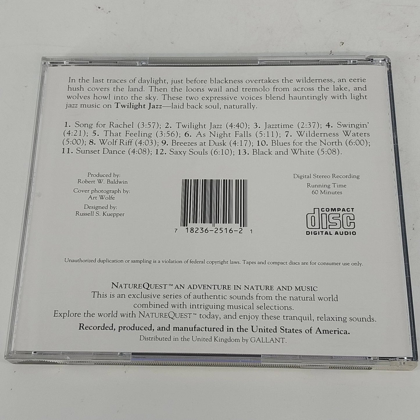 NatureQuest Sentimental Sax Midnight Jazz & Twilight Jazz 3 CD Relaxation 1990s