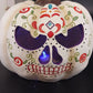 Decorative LED Color Changing Sugar Skull Jack-O'-Lantern Pumpkin 6.5" Halloween