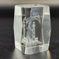 3D Laser Etched Crystal Paperweight Lighthouse Leaping Marlin