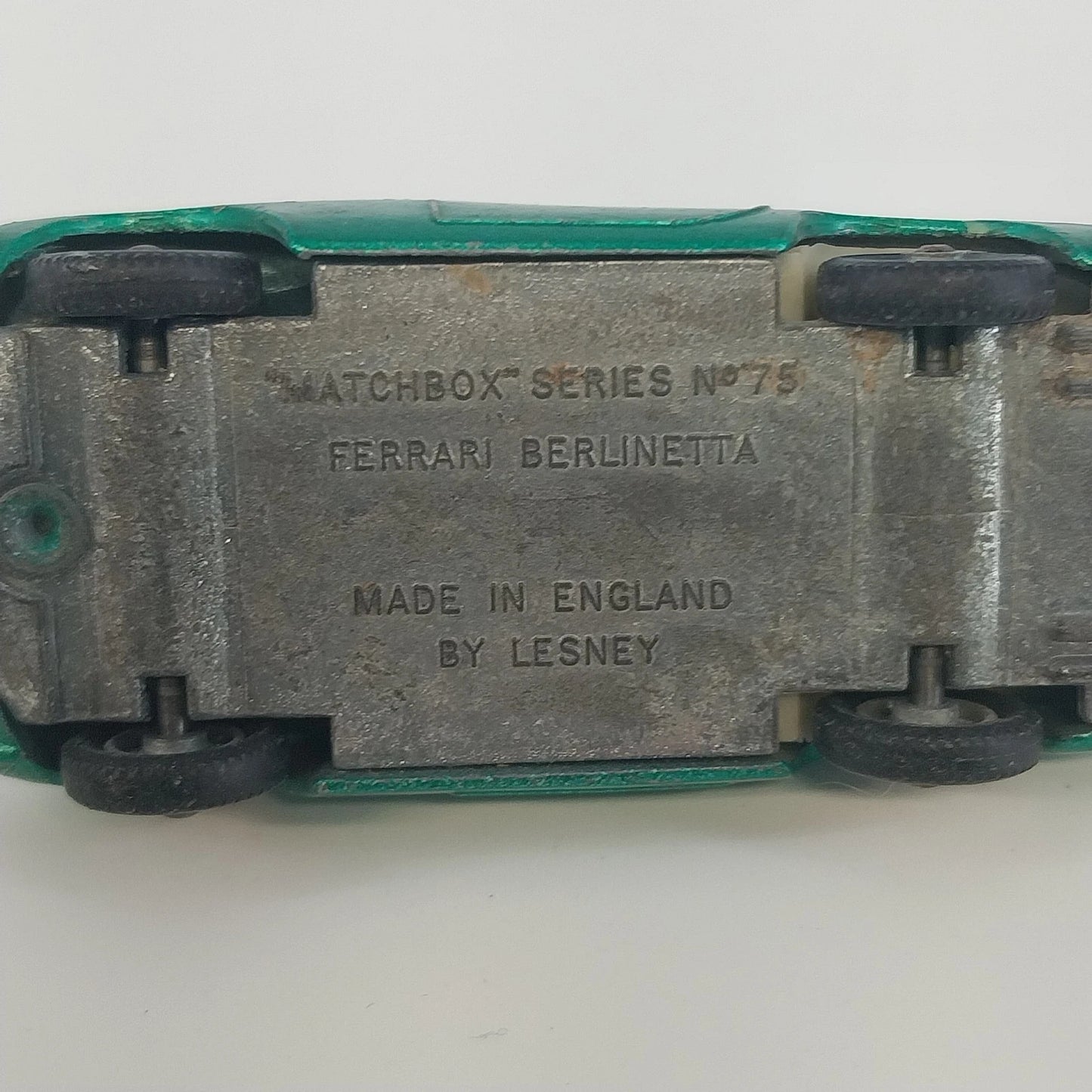 Matchbox Lesney No 75 Ferrari Berlinetta Green Diecast Car England
