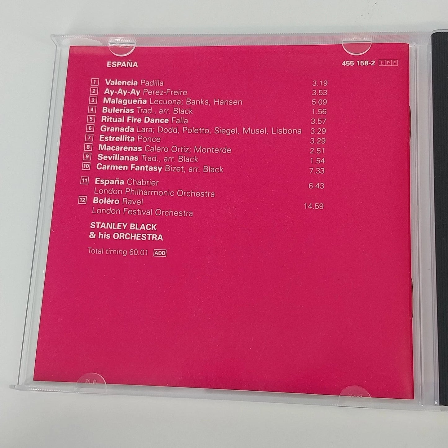 Stanley Black & His Orchestra España Phase 4 Stereo CD 1997 London Decca Classic