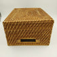 Artifacts Tava Handwoven Rattan Storage Basket Medium 14"x10"x6" Box Decor