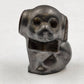 Pewter Brass Puppy Figurine Big Eyes Ears Small Dog Statue China 2.75"