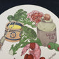 Hyalyn Pottery Wendy Wheeler Shrimp Trivet Vintage Ceramic Cork Back