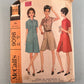 McCalls 9098 Vintage Sewing Pattern '67 Womens Half Size Dress or Pant-Dress 16½