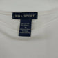 SML Sport White Sleeveless Tank Top Women's Medium Cotton Stretch Made Guatemala