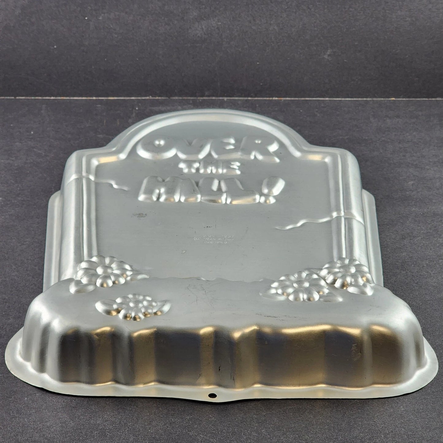 2 Wilton Cake Pans 1976 Model T Car & 1995 Over the Hill Tombstone Molds Vintage