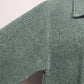 Real Comfort Sherpa Jacket Sea Green Size Small Button Up Long Sleeve Soft Cozy