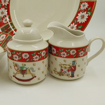 Classic Traditions Charlton Hall 5pc Hostess Set Platter Bowl Cream Sugar Boxed