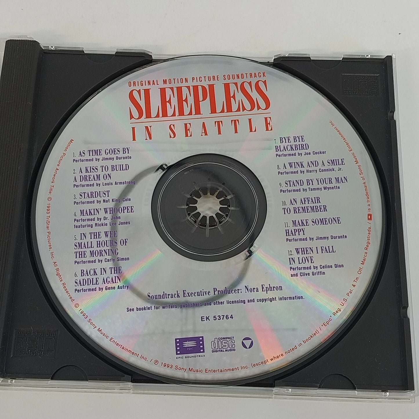 Movie Soundtrack CD Lot 7 Bodyguard Pretty Woman Sleepless Seattle Soundtracks