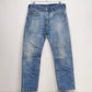 Levi’s 505 Men's Jeans 32x30 Heavily Distressed Classic Straight Leg Light Wash