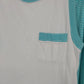 Hastings & Smith Tank Top Skirt 2 pc Set Womens Aqua White Striped Sleeveless