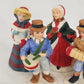 Homco Christmas Carolers Figurines Set of 5 Musicians Sri Lanka 2.5" Ceramic Vtg
