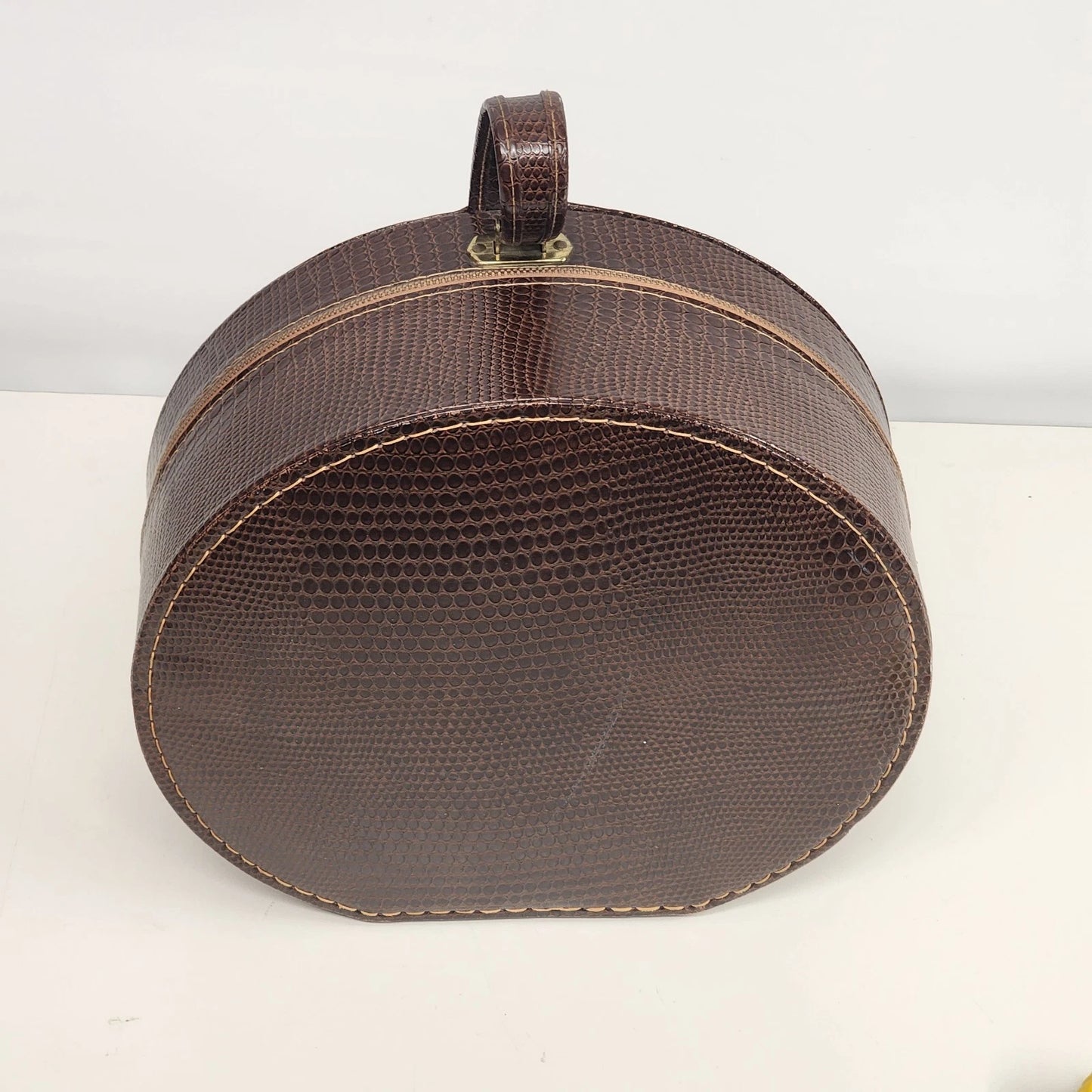 Bettina Universal Bonnet Hair Dryer Faux Ostrich Case 4-Level 5x12" Tested Works