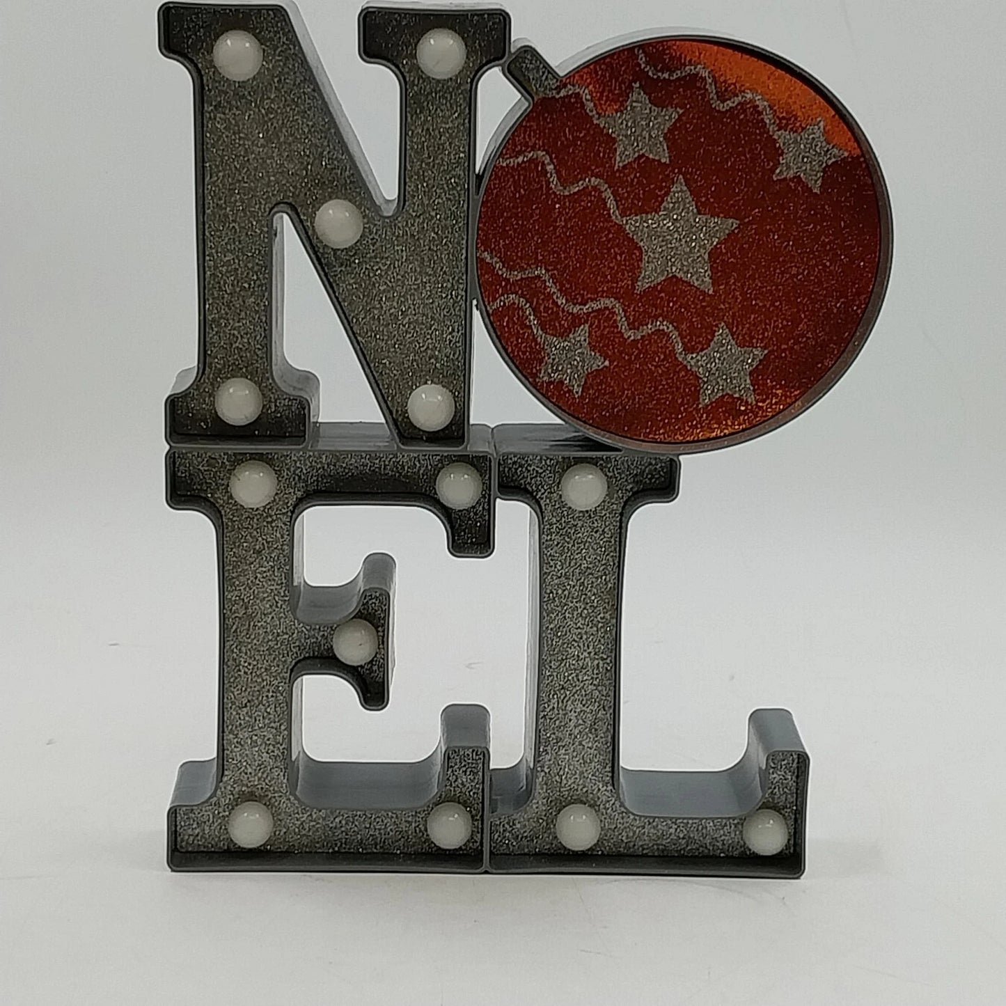 NOEL Sign Mr Christmas Illuminated Marquee Letters Indoor/Outdoor Decor China
