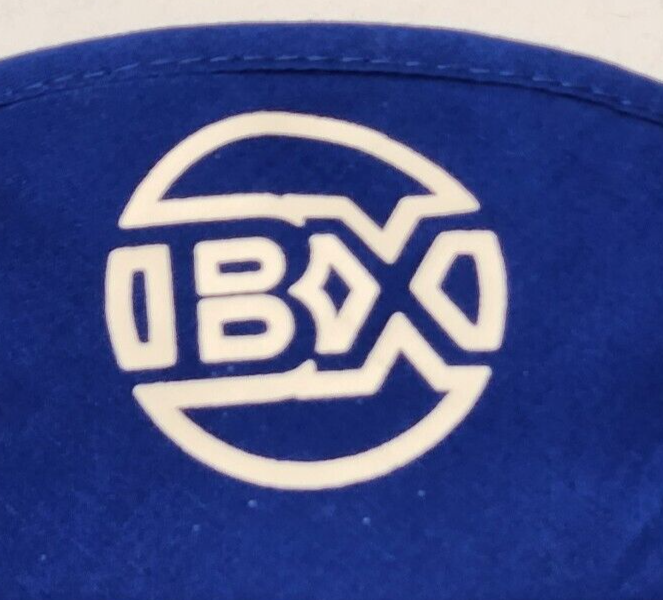 Builders Exchange of Central Ohio Blue Visor Hook and Loop Size Adjustment Hat