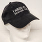 Black Embroidered Hat I NEED MY GARAGE TIME Ball Cap Port & Company Adjust Size