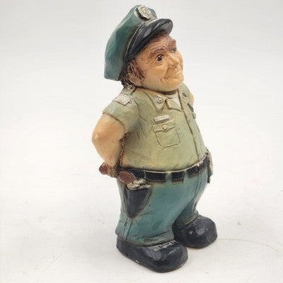 Orzeck Policeman Figurine 7” Tall All American Ware MA Hand Painted Vintage 1983