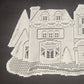 Heritage Lace Victorian House Placemat Doily with Christmas Tree 19x12" SHeritage Lace Victorian House Placemat Doily Christmas Tree 19x12easonal