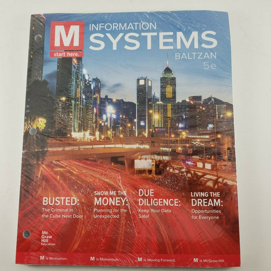 Loose Leaf for M Information Systems 5th Edition by Baltzan & Paige Paperback