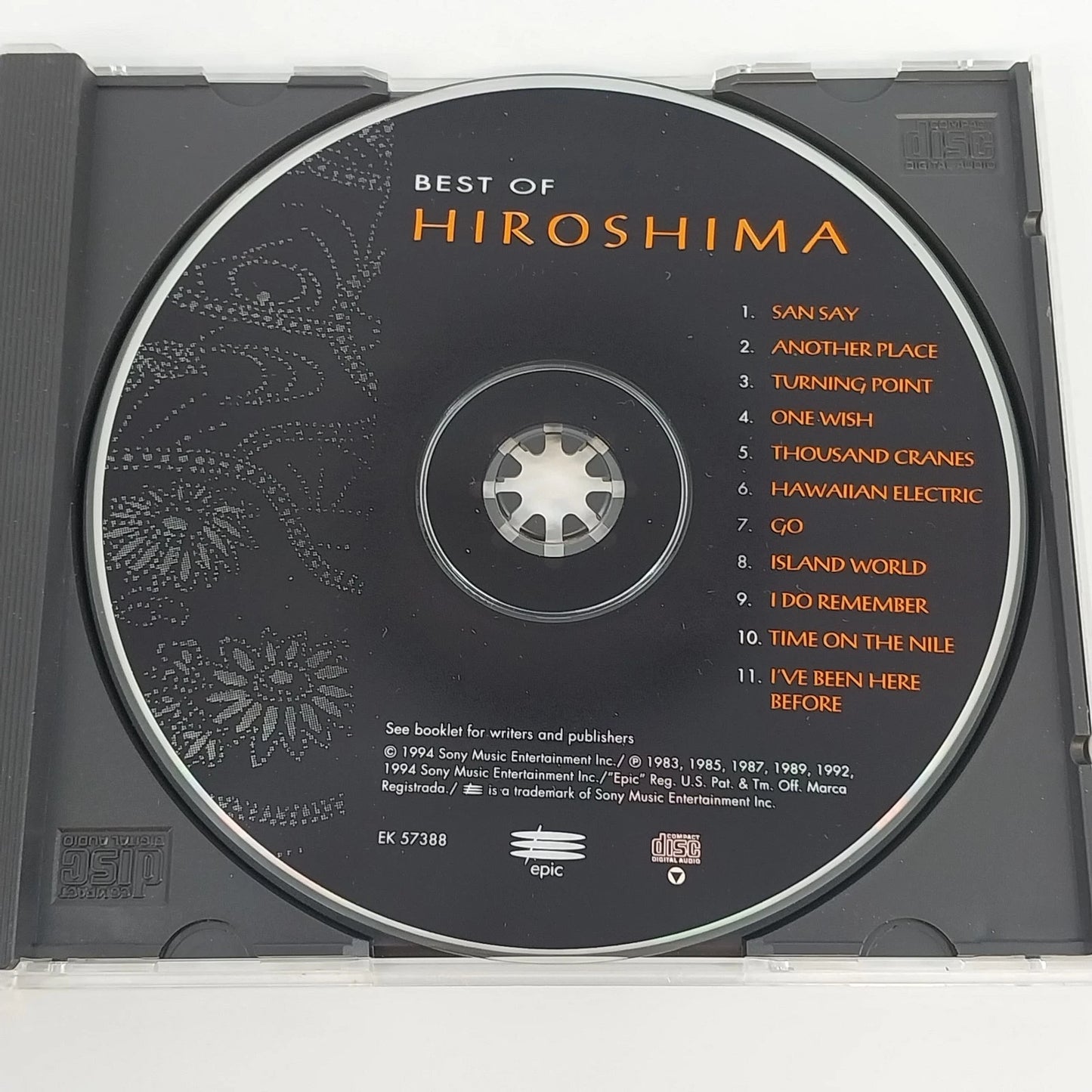 Hiroshima 4 CD Best Of Another Place East Between Black & White Jazz Epic 1980s