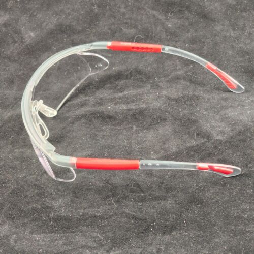 ERB Iworx 15524 Safety Glasses Red Gray Clear Lens Z87.1 Plus