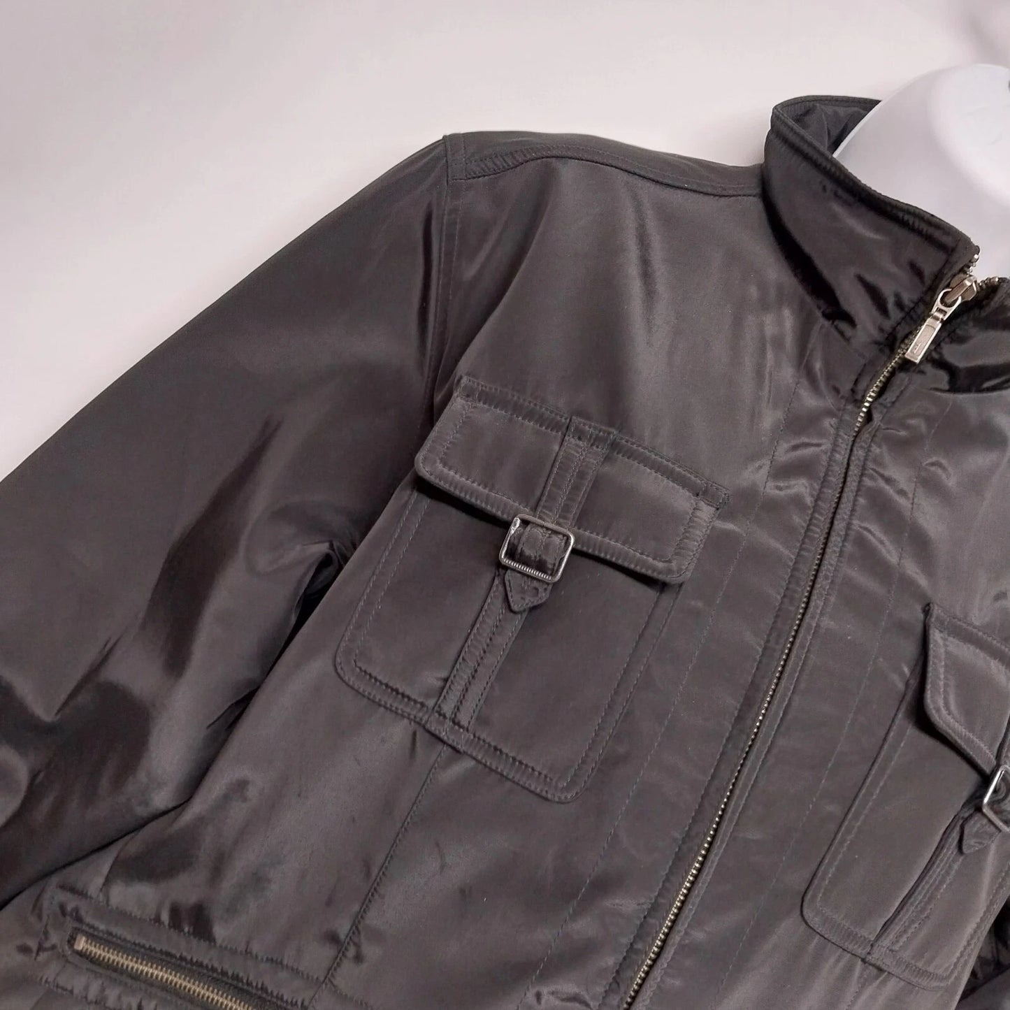 Eddie Bauer WeatherEdge Women’s Black Jacket Size XL Zip Front Waterproof China