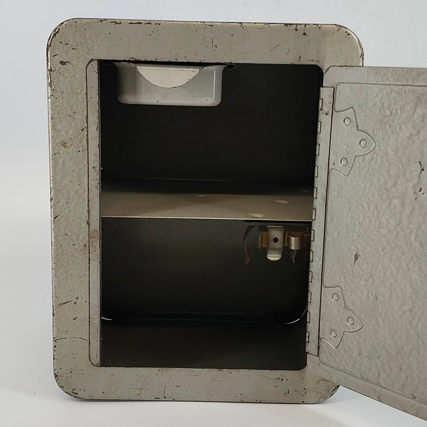Vintage Mosler Jr Steel Combination Safe Penny Bank with Alarm