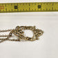 Avon Gold Tone Forever Paula Abdul Filigree Embellished Necklace & Earring Set