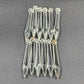 12 Rock Icicle Spear Drop Chandelier Crystals 3.2" Glass Prisms