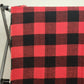 Oversized Tartan Scarf Shawl Red Black Plaid Large Buffalo Check Wrap 78"x27"