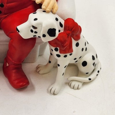 Department 56 Santa Winter Silhouette Dog’s Best Friend Dalmatian Figurine 1996