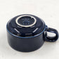 Homer Laughlin Cobalt Blue Flat Cup Jumbo 4"d x 2.5"h Best China Pattern USA Vtg