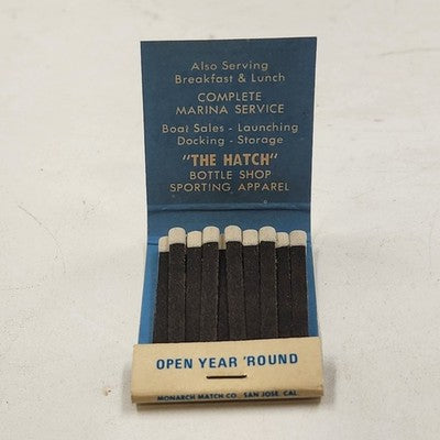 Sunnyside Resort Tahoe City Home of the Sailing Fleet Matchbook Cover Unused