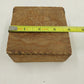 Pressed Wood Cigarette Candy Box 4" Hinged WIZARD Pyrography LF Grammes & Son PA