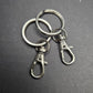 2 Key Ring Bag Charm Yellow Spring Flower Sun D Ring Handmade Gift Clip Gift