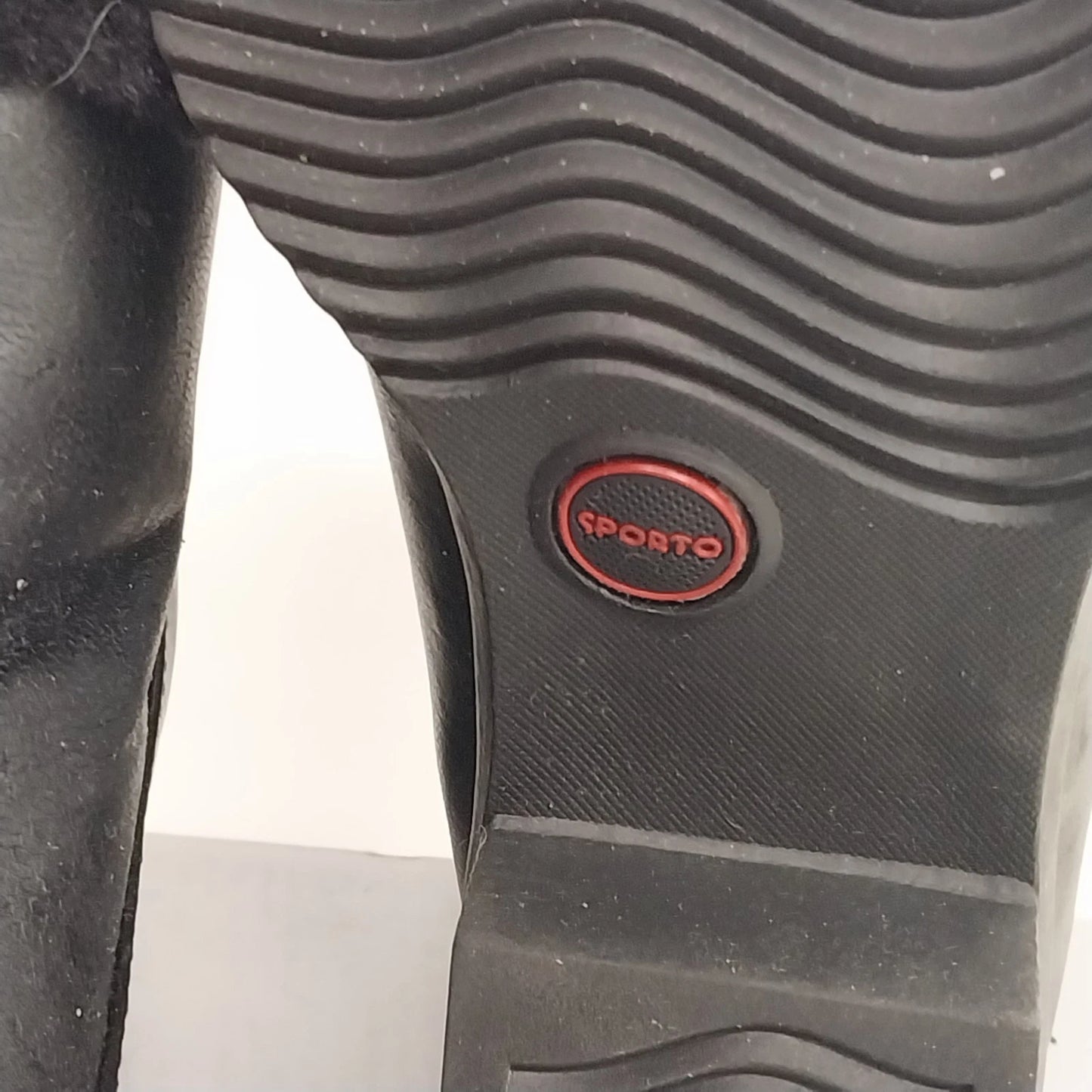 Sporto Tracy Black Waterproof Ankle Boots Womens Size 8