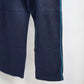 Liz & Co Petite Medium Tracksuit Jacket & Pants Black Cotton Blue White Piping