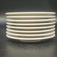 Pfaltzgraff April Bread Plates Set of 8 Blue Rim Ceramic Stoneware 6" USA Vtg