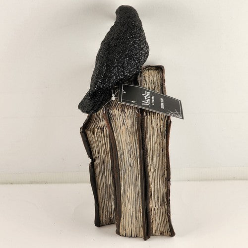 Book Figurine Martha Stewart Halloween Décor Raven Spells Potions Brews NWT