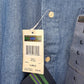 Alexander Julian Colours Men’s Denim Button-Front Shirt Size Large NWT Hong Kong