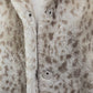 Dennis Snow Leopard Faux Fur Coat Medium Dennis Basso Mid Length Pockets Lined