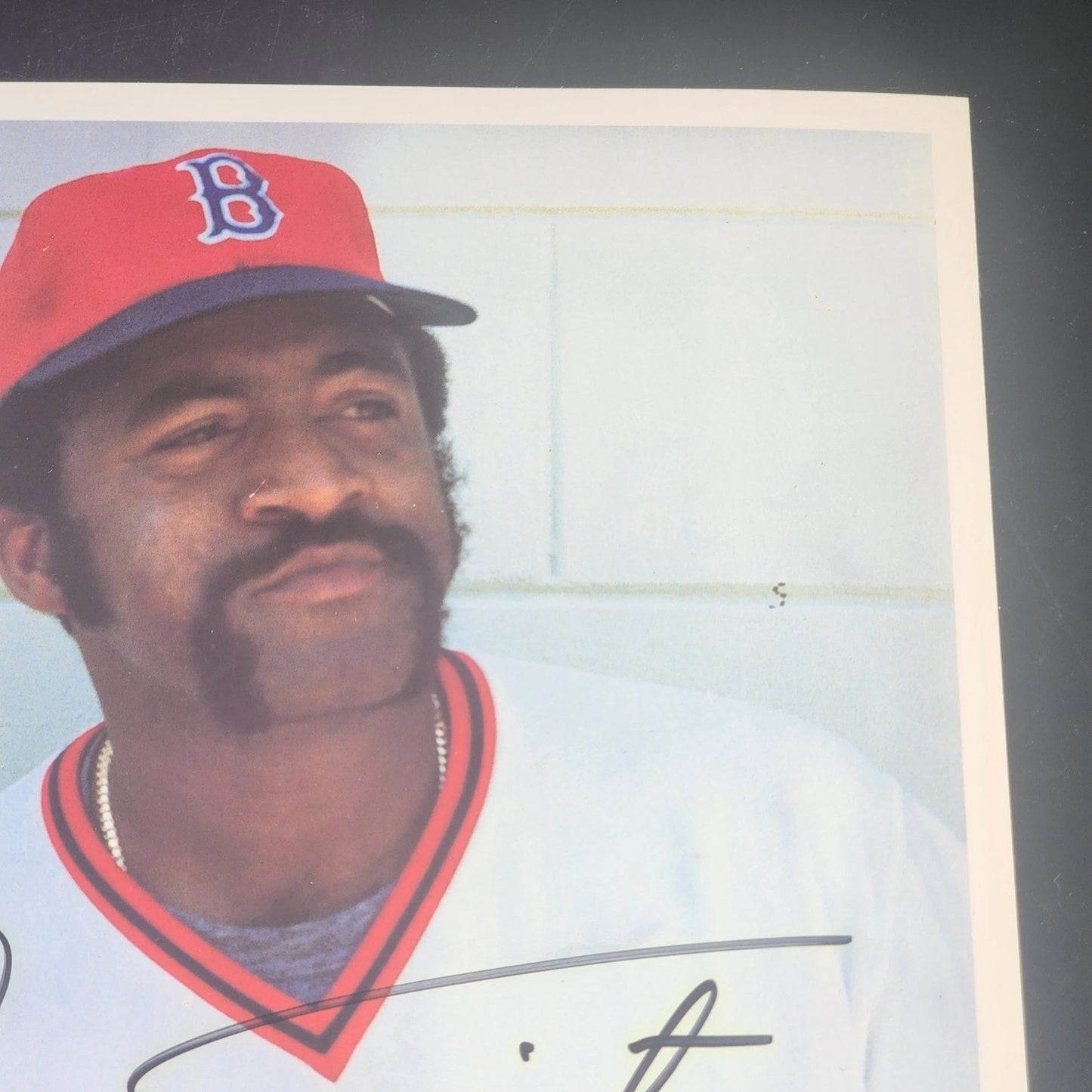 Luis Tiant Autographed 8x10 Photo Boston Red Sox MLB Vintage Sports Collectible