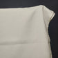 Plain Off White Tablecloth Shiny Polyester Blend Overlock Hem Rectangle 52"x68"